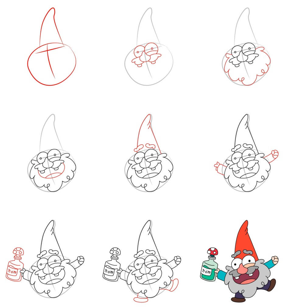 Gnome idea (19) Drawing Ideas