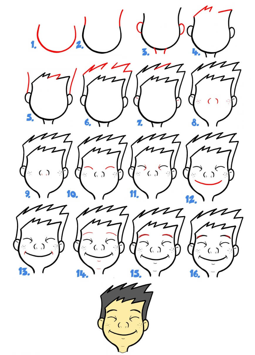 Happy Face idea (6) Drawing Ideas