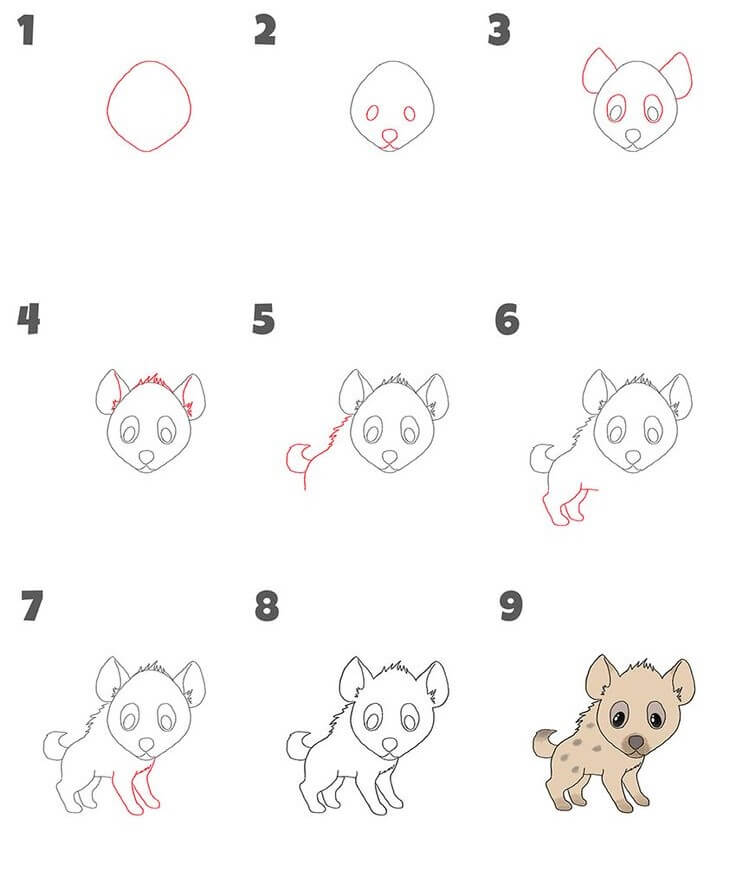 Hyena idea (2) Drawing Ideas