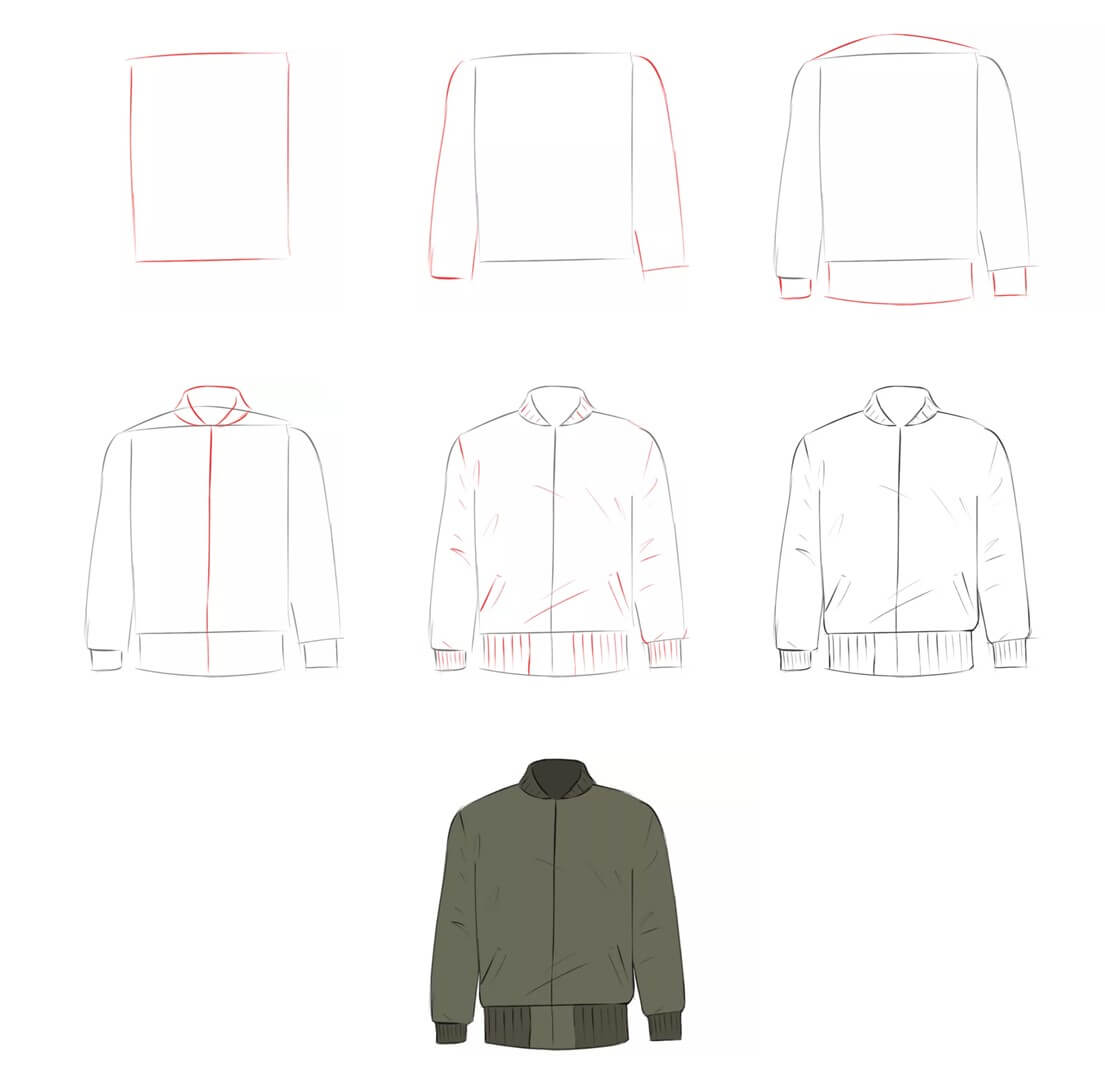 Jacket idea (10) Drawing Ideas