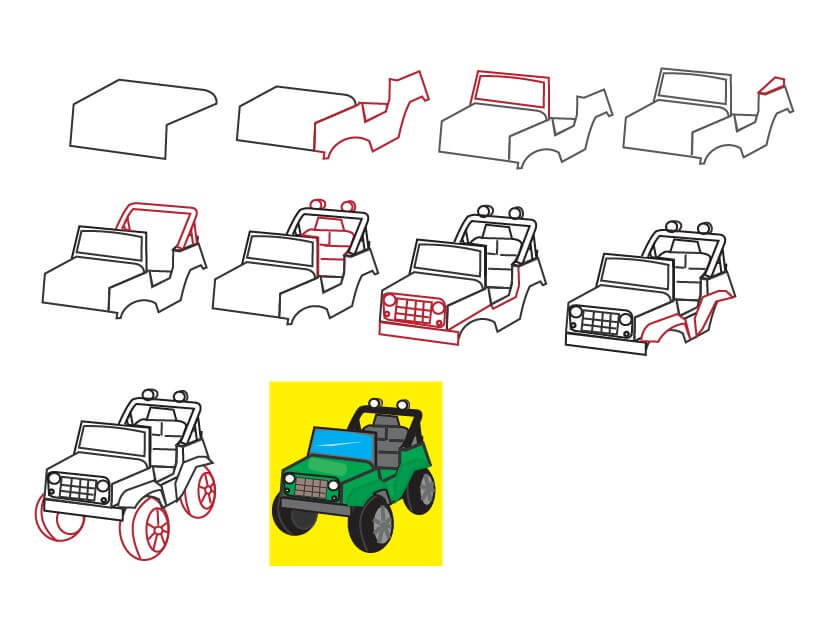 Jeep idea (2) Drawing Ideas