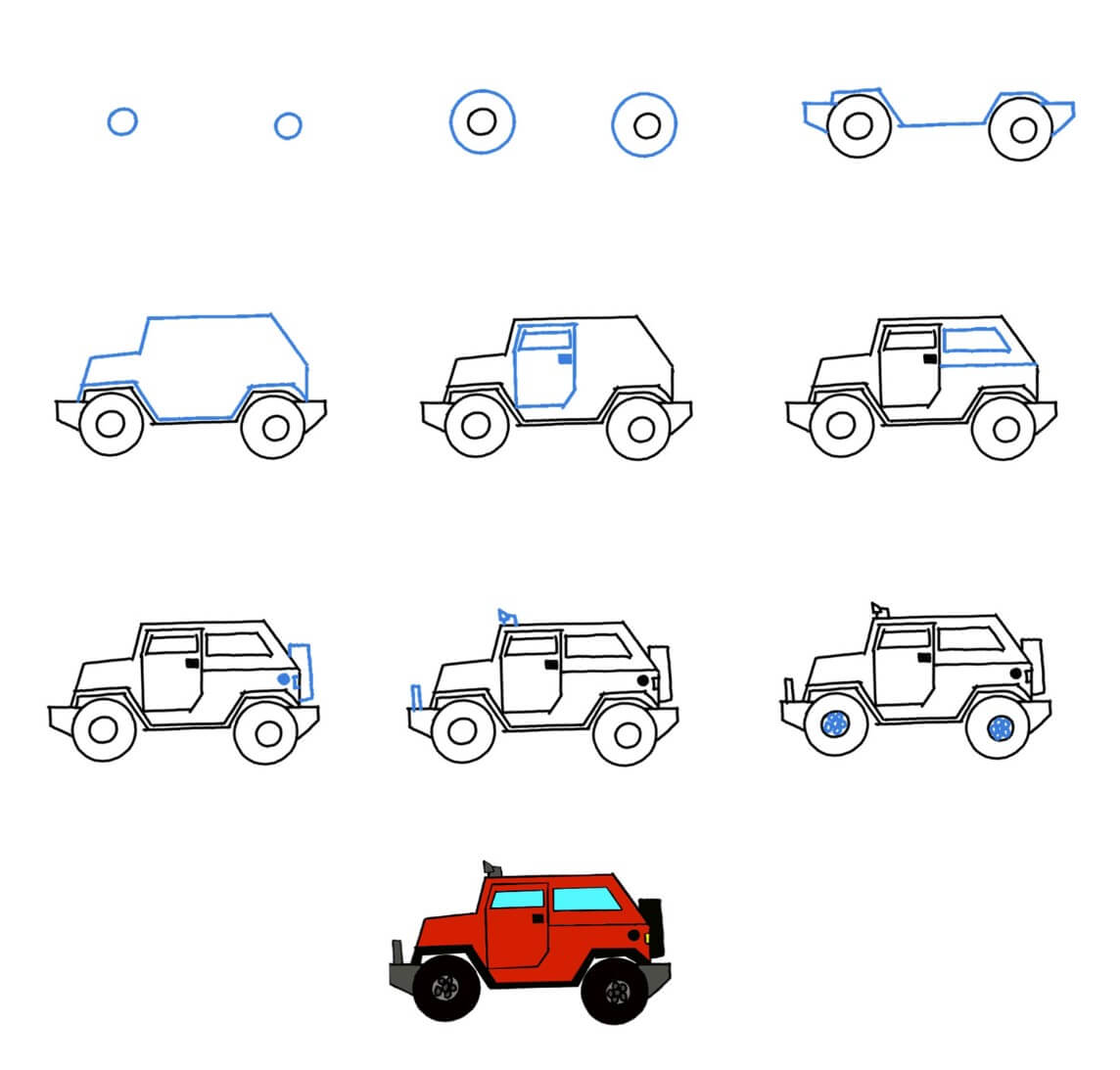 Jeep idea (4) Drawing Ideas