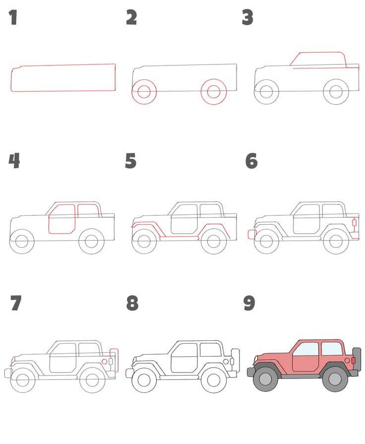 Jeep idea (5) Drawing Ideas