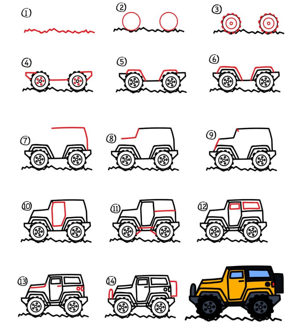 Jeep idea (7) Drawing Ideas