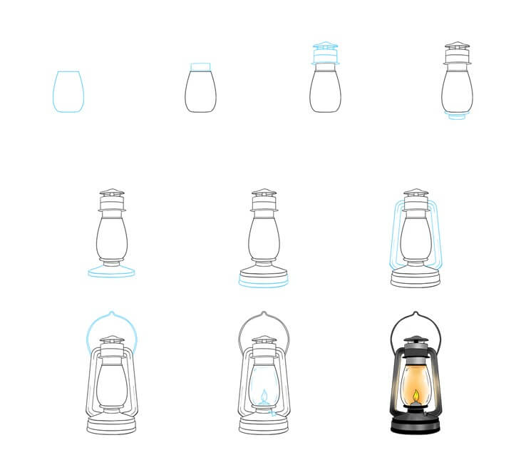 Lantern idea (11) Drawing Ideas