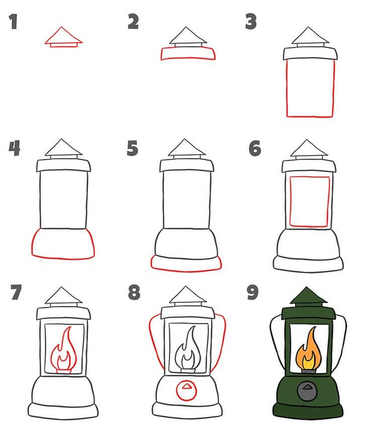 Lantern idea (3) Drawing Ideas