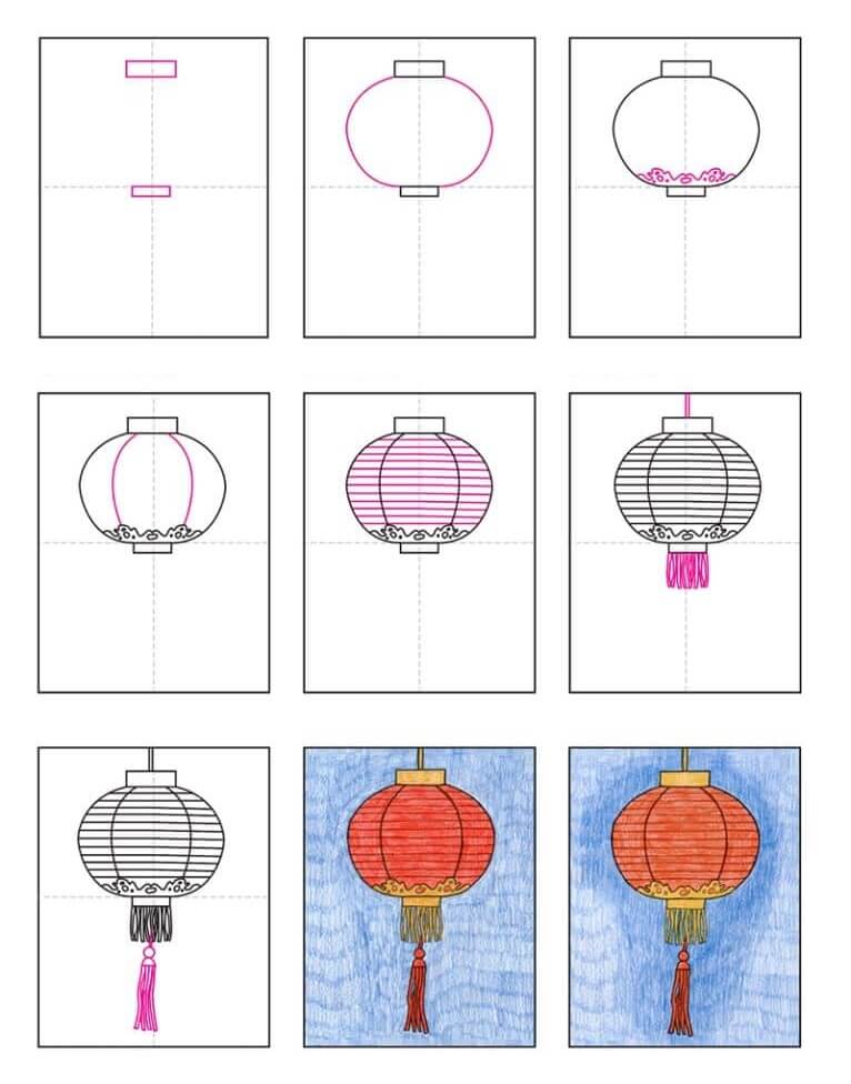 Lantern idea (5) Drawing Ideas