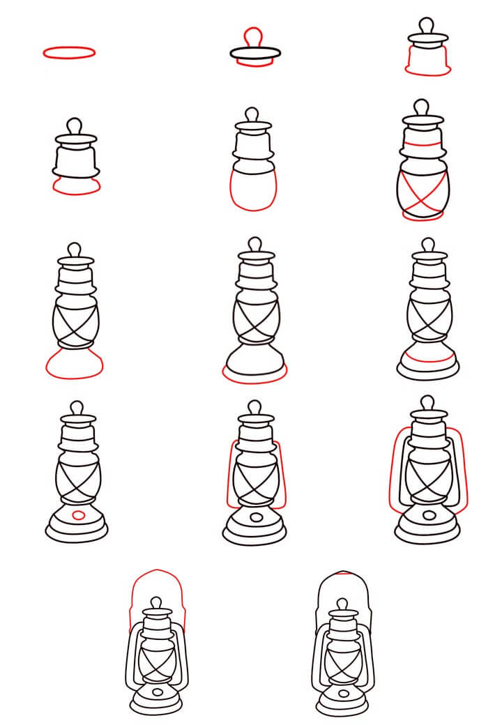 Lantern idea (9) Drawing Ideas