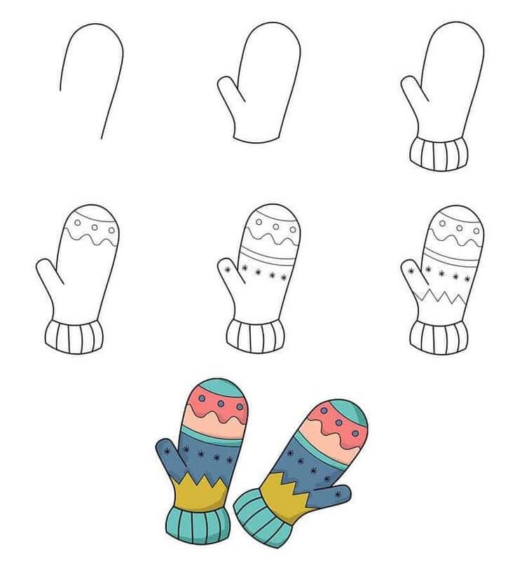 Mitten idea (2) Drawing Ideas