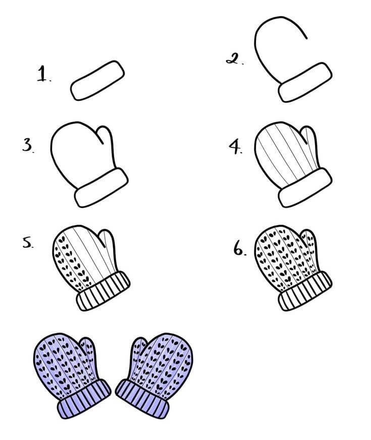 Mitten idea (3) Drawing Ideas