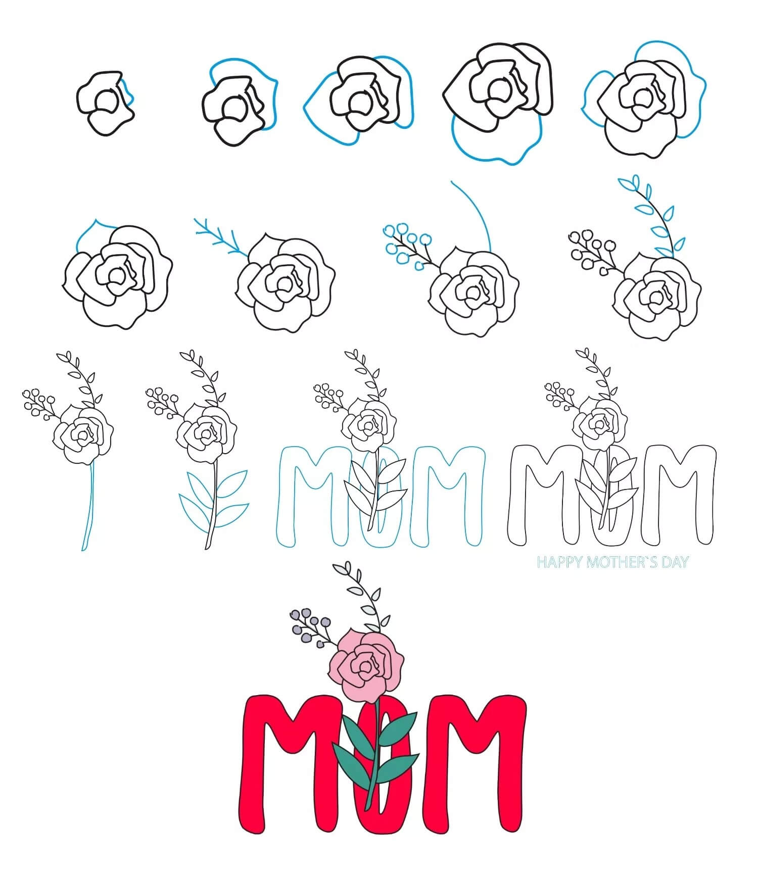 Mother's Day idea (12) Drawing Ideas