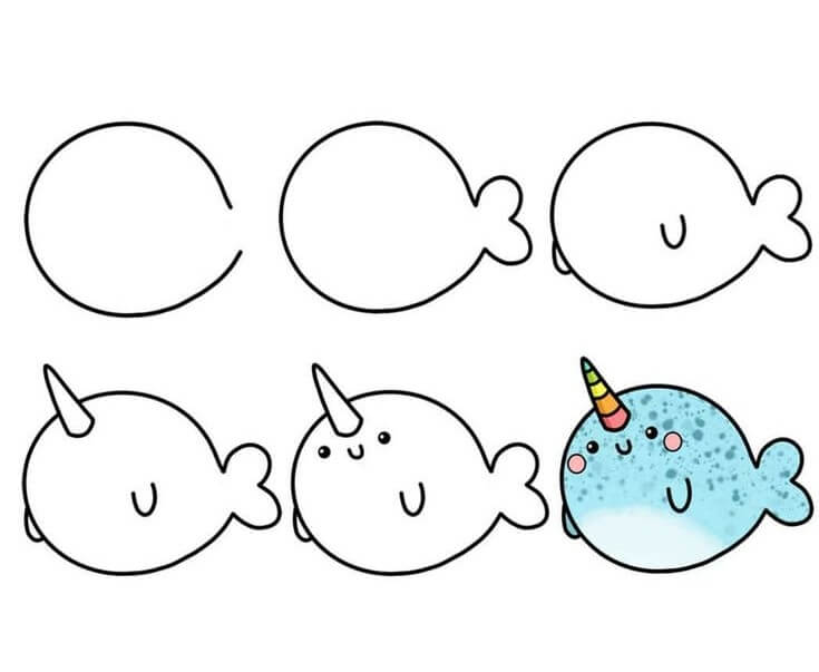 Narwhal idea (8) Drawing Ideas