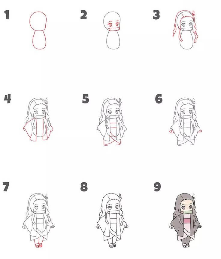 Nezuko Kamado idea (1) Drawing Ideas