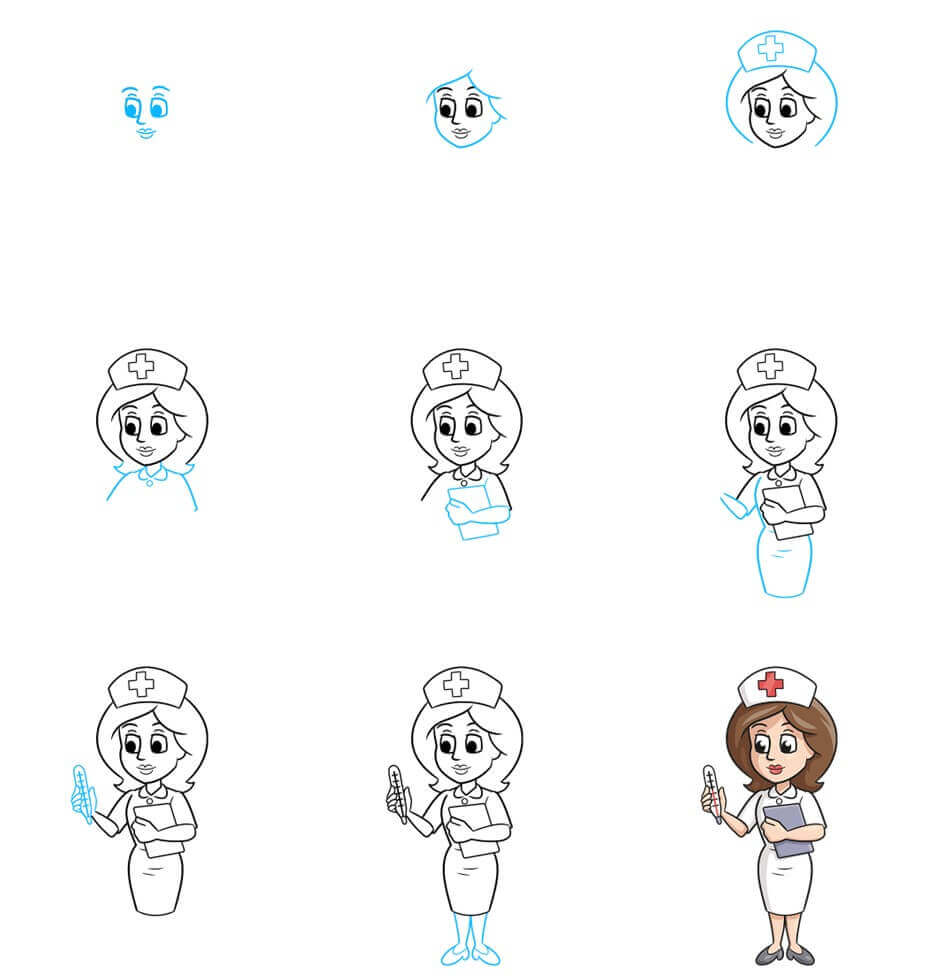 Nurse Drawing Ideas