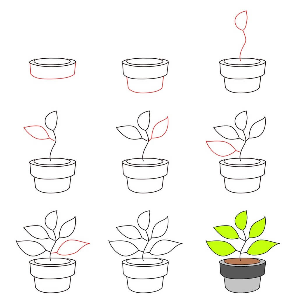 Plant Drawing Ideas