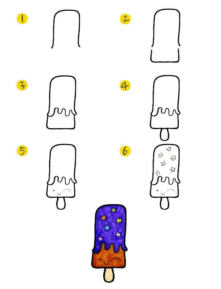 Popsicle idea (18) Drawing Ideas