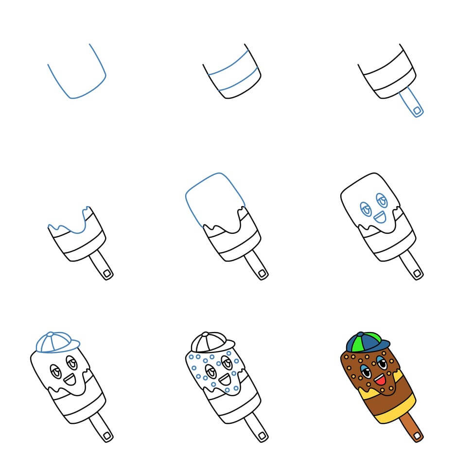 Popsicle Drawing Ideas