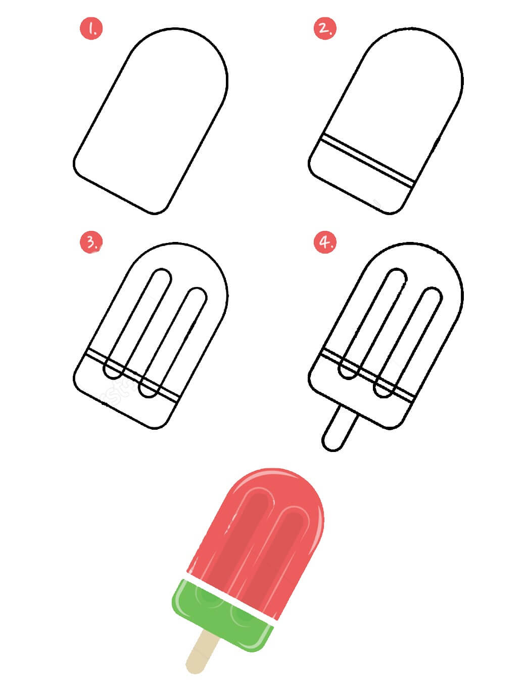 Popsicle idea (6) Drawing Ideas