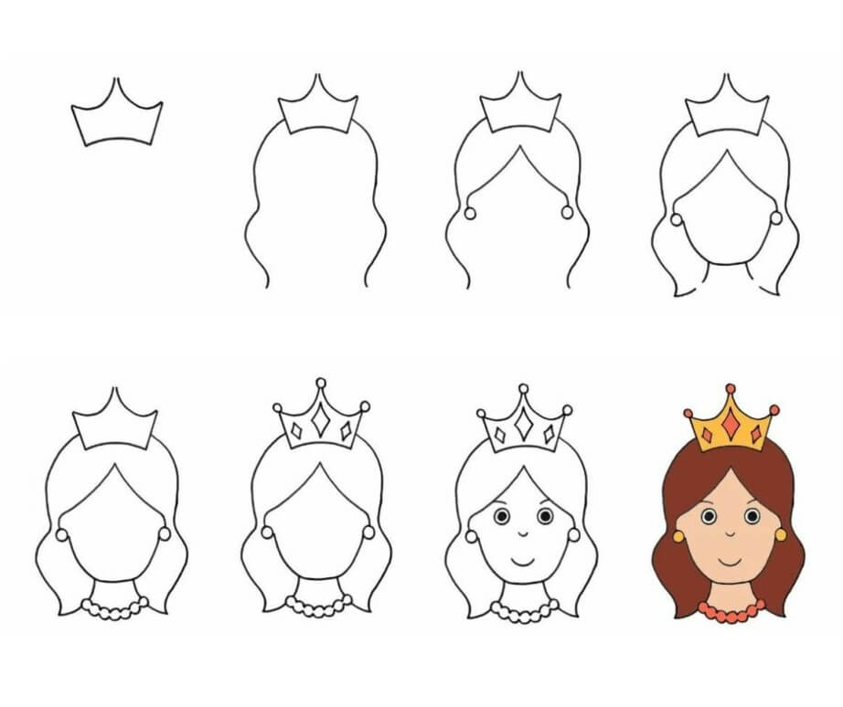 Queen idea face Drawing Ideas