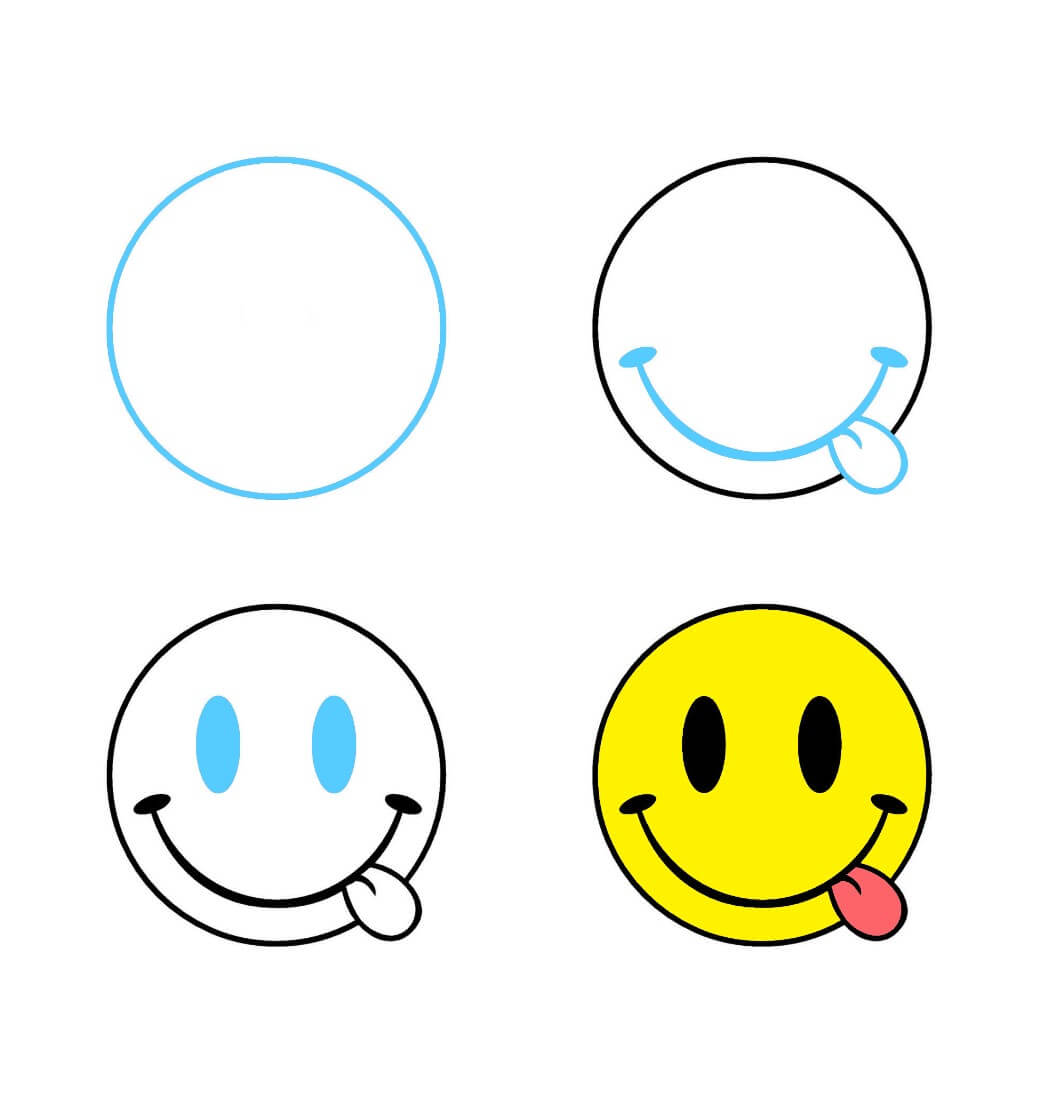 Smiley Face idea (12) Drawing Ideas