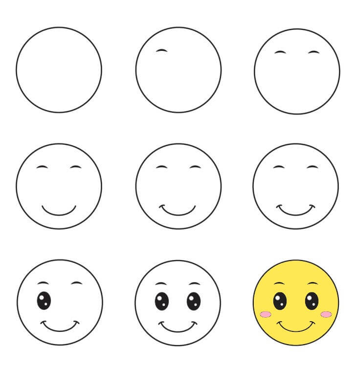 Smiley Face idea (4) Drawing Ideas