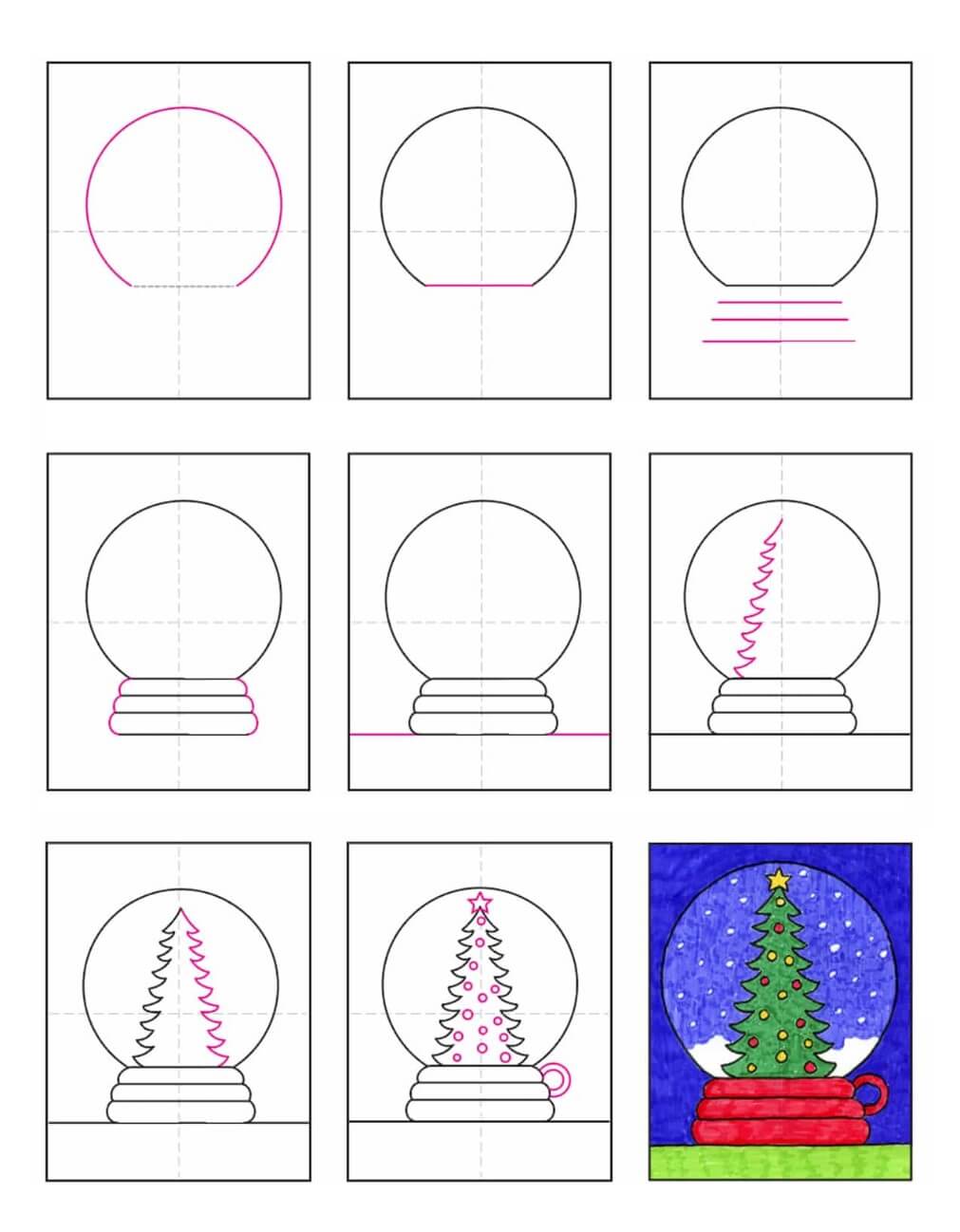 Snow Globe idea (1) Drawing Ideas