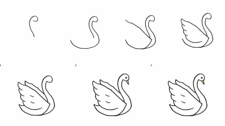 Swan idea (1) Drawing Ideas