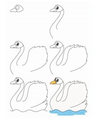 Swan idea (5) Drawing Ideas