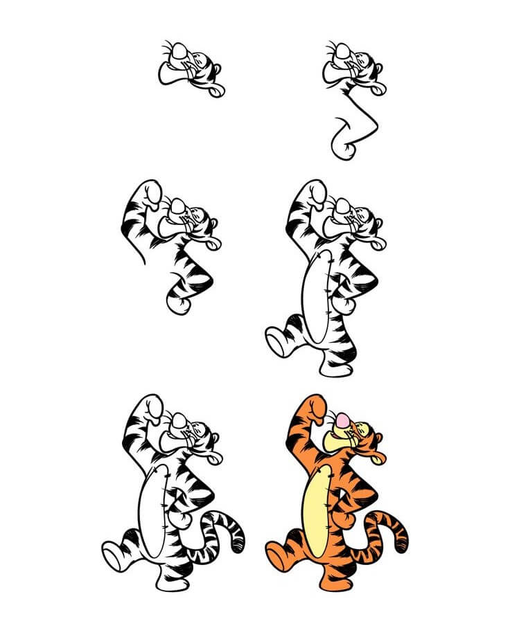 Tigger idea (7) Drawing Ideas