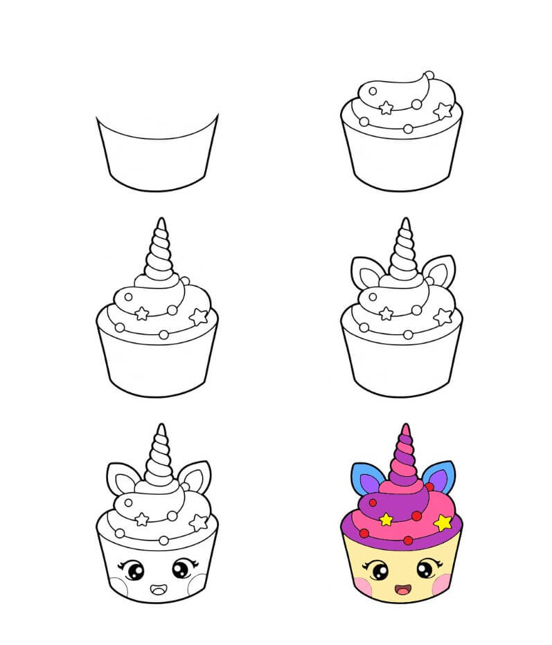 Unicorn Cake idea (10) Drawing Ideas