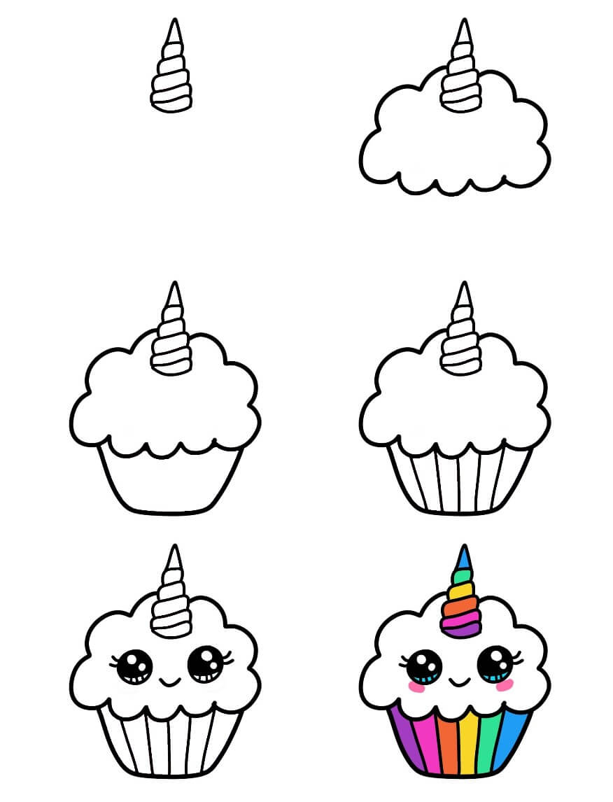 Unicorn Cake idea (9) Drawing Ideas