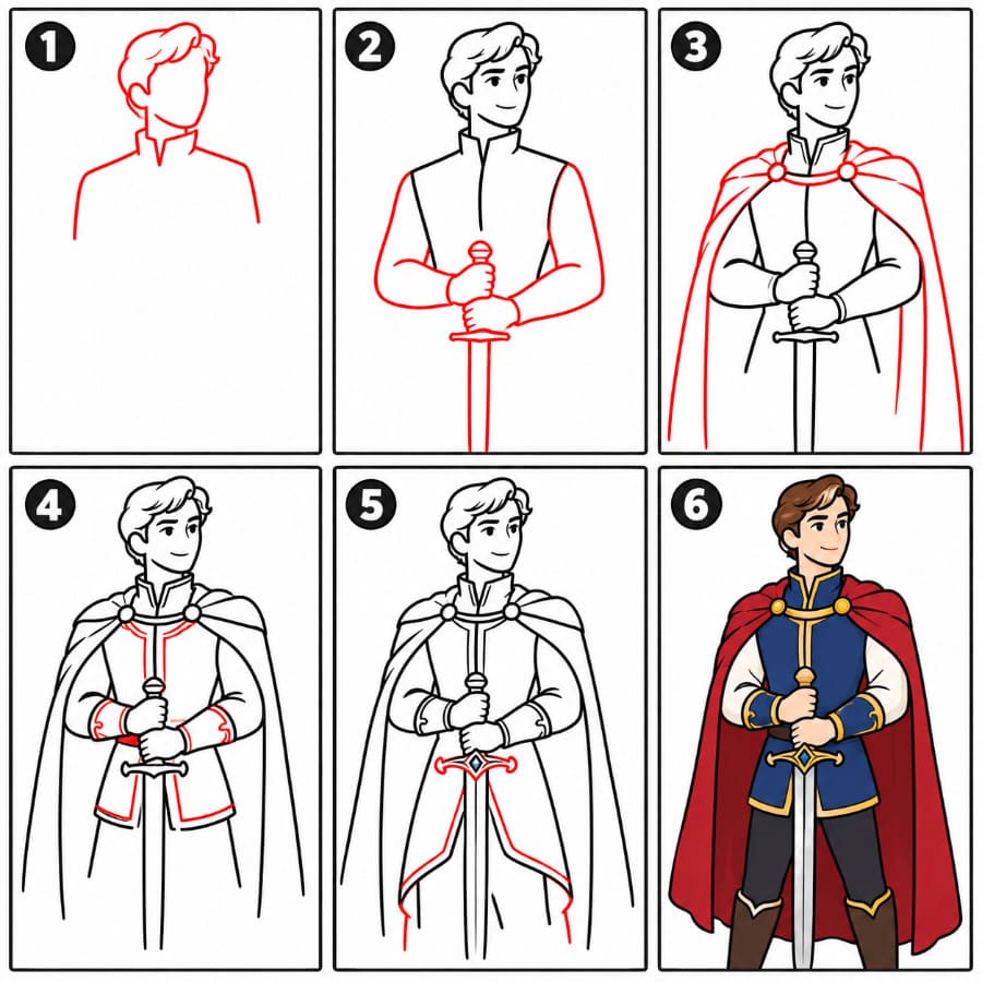 Cool Prince Drawing Ideas