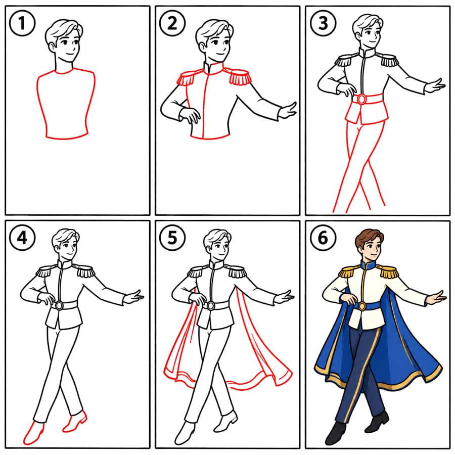 Dancing Prince Drawing Ideas
