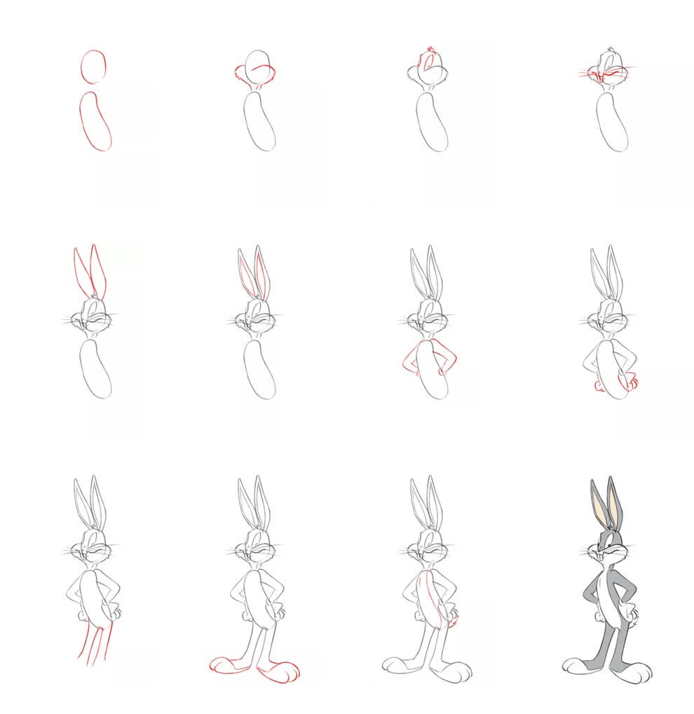 Bugs Bunny idea (4) Drawing Ideas