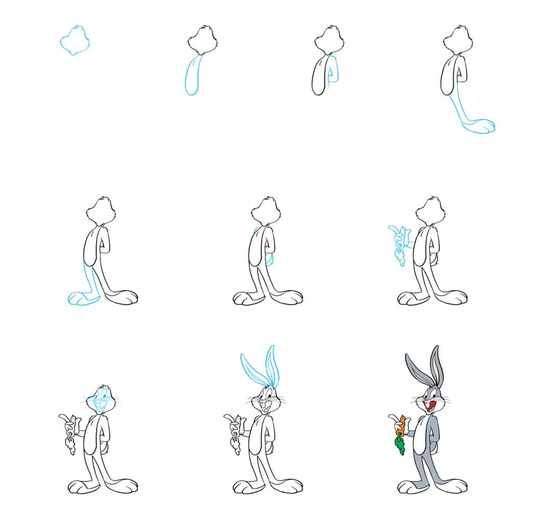 Bugs Bunny idea (6) Drawing Ideas