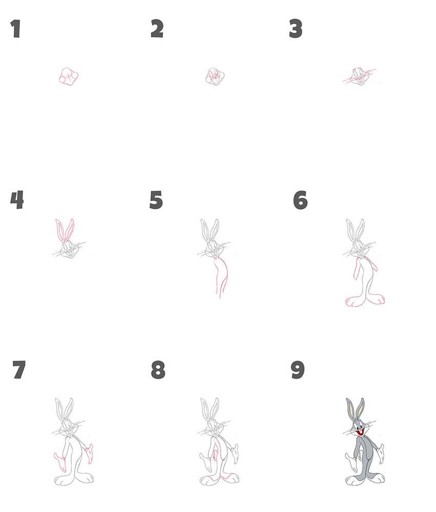 Bugs Bunny idea (7) Drawing Ideas