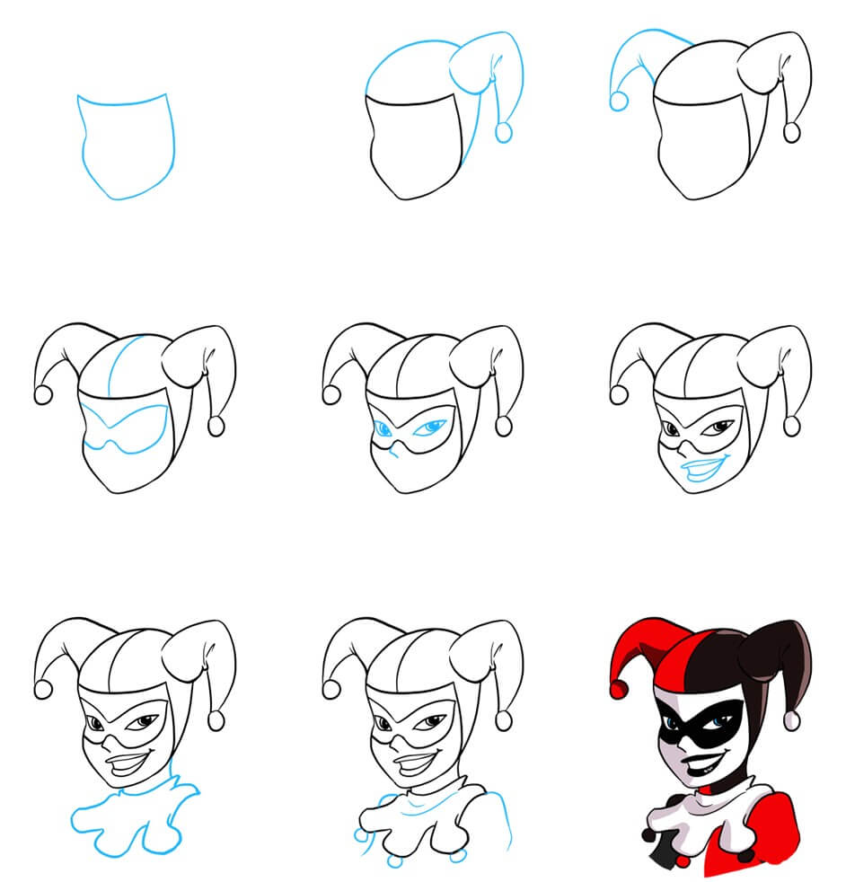 Harley Quinn Drawing Ideas