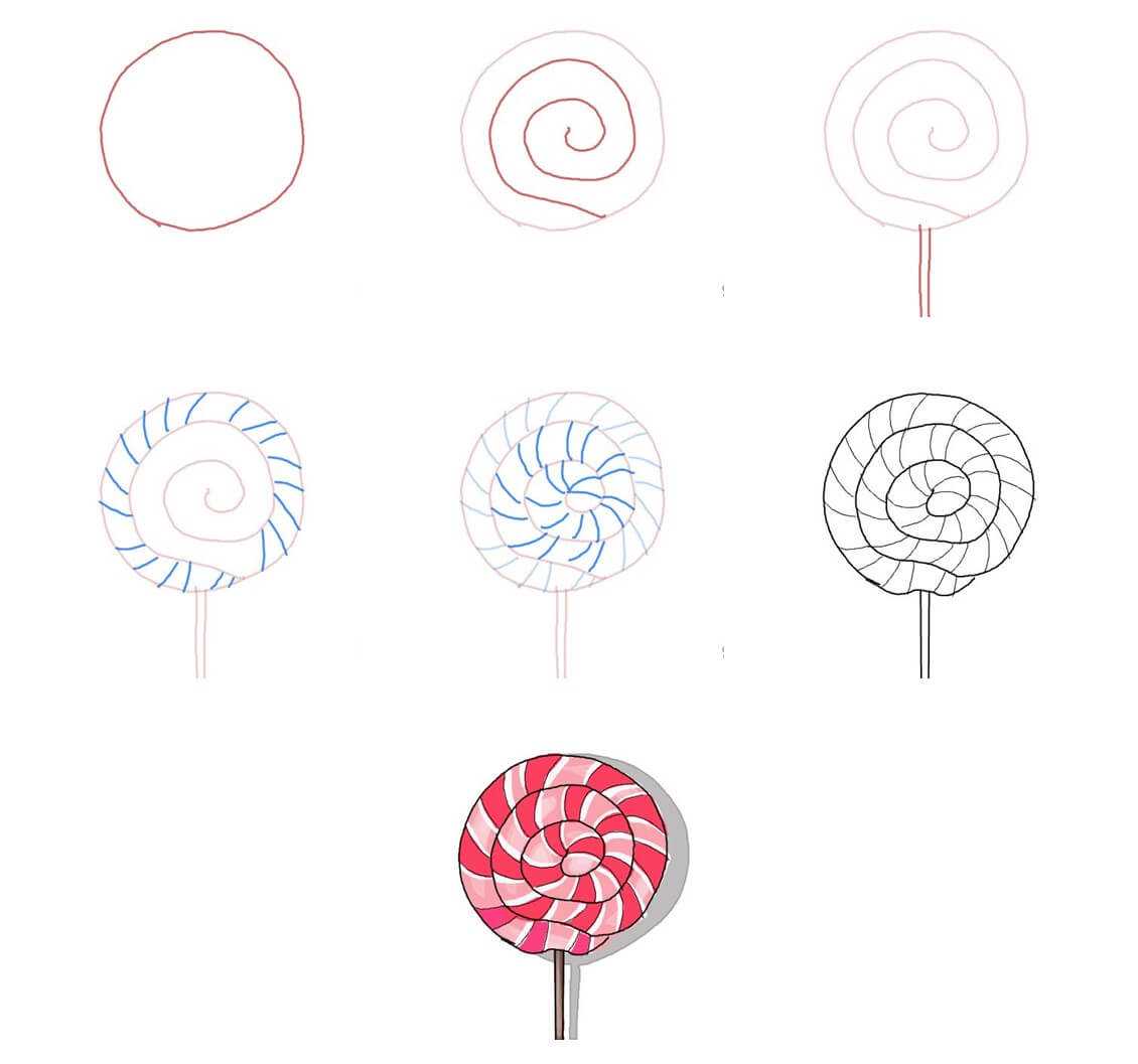 Lollipop idea (10) Drawing Ideas