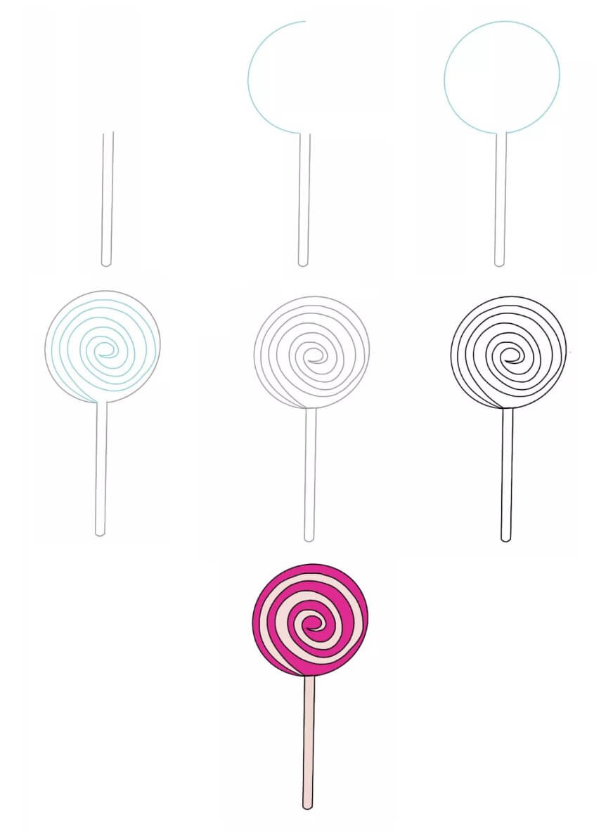 Lollipop idea (11) Drawing Ideas