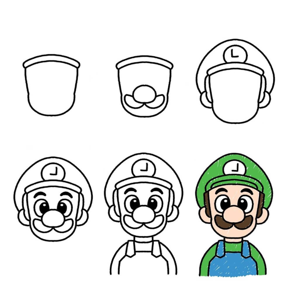 Luigi idea (10) Drawing Ideas