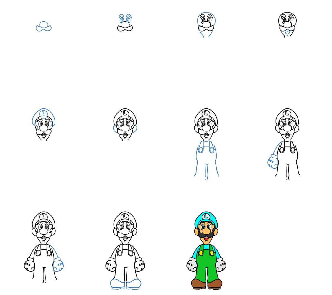 Luigi idea (4) Drawing Ideas