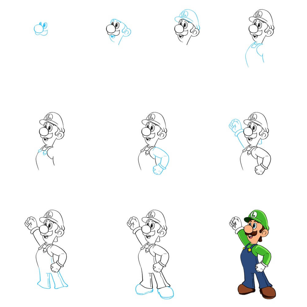 Luigi idea (6) Drawing Ideas