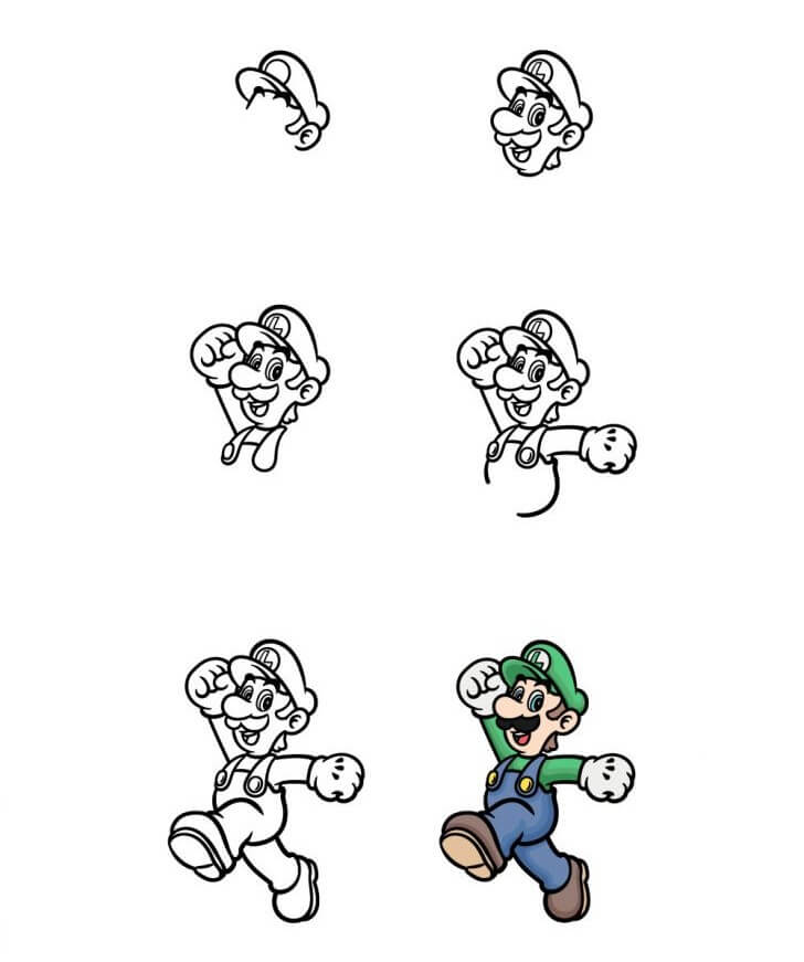 Luigi idea (7) Drawing Ideas