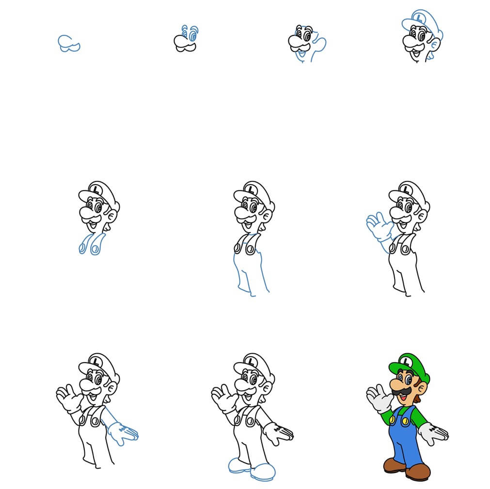 Luigi idea (8) Drawing Ideas