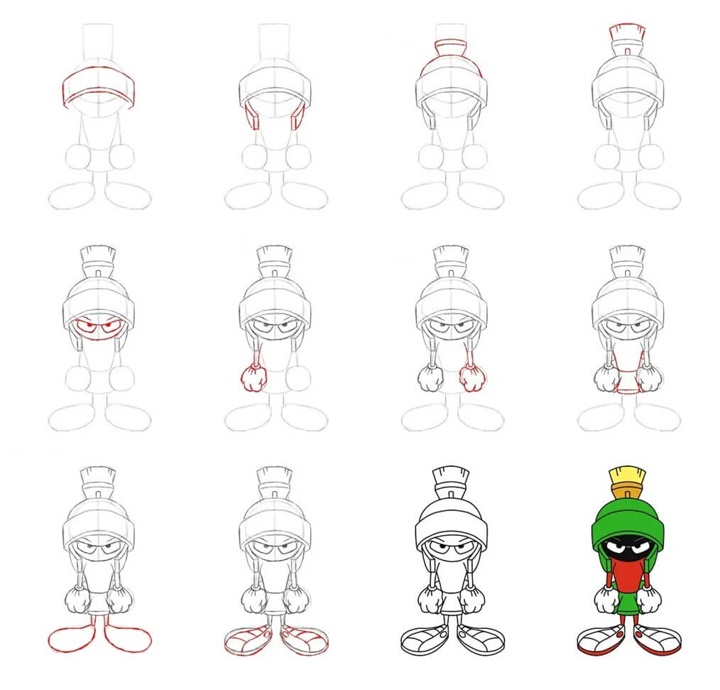 Marvin the Martian idea (10) Drawing Ideas