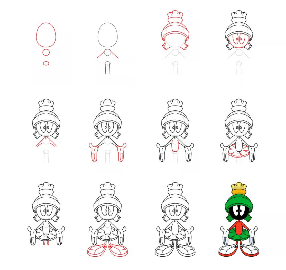 Marvin the Martian idea (3) Drawing Ideas