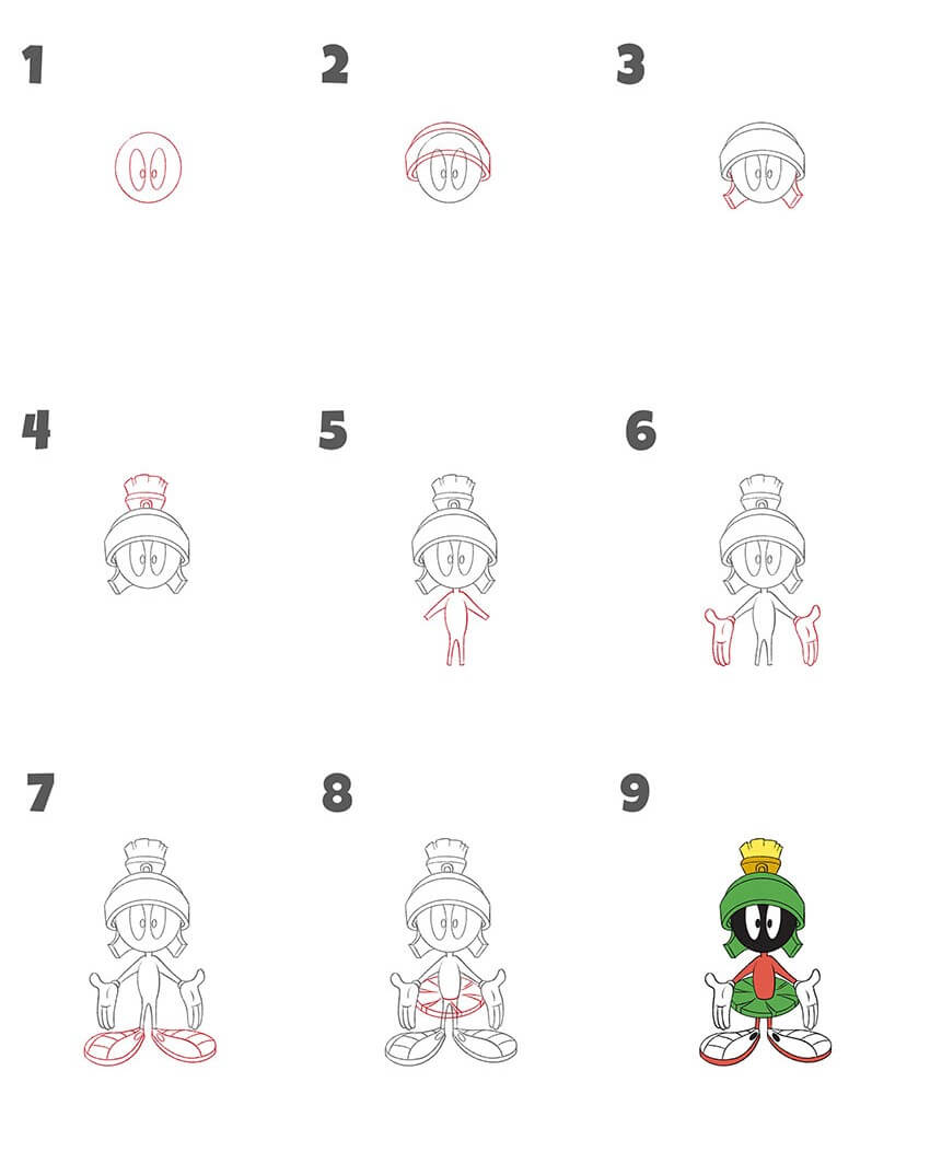 Marvin the Martian idea (4) Drawing Ideas