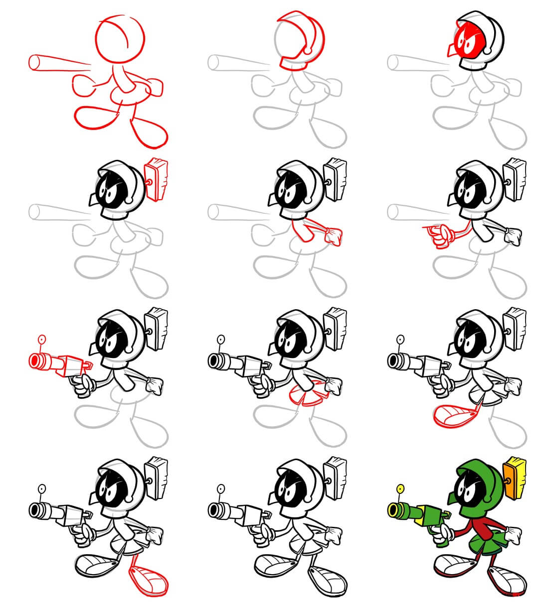 Marvin the Martian idea (5) Drawing Ideas