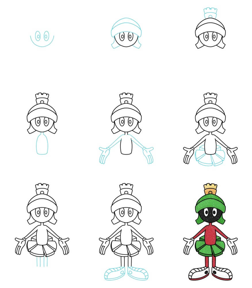 Marvin the Martian idea (7) Drawing Ideas