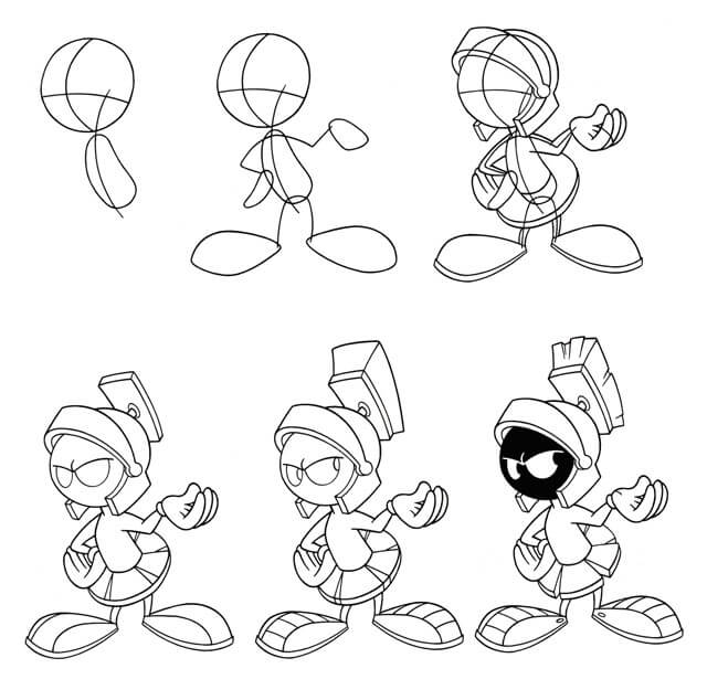 Marvin the Martian idea (8) Drawing Ideas